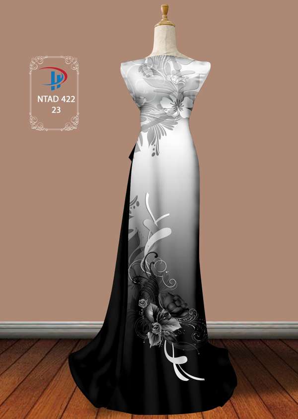 Vải Áo Dài Hoa Hồng Thiết Kế 2021 AD NTAD422 55 Vải Áo Dài Hoa Hồng Thiết Kế 2021 AD NTAD422