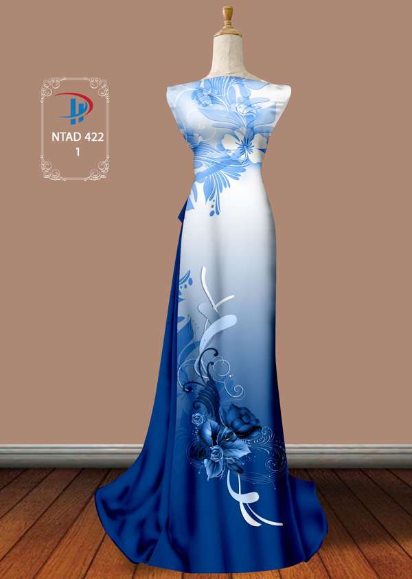 Vải Áo Dài Hoa Hồng Thiết Kế 2021 AD NTAD422 58 Vải Áo Dài Hoa Hồng Thiết Kế 2021 AD NTAD422