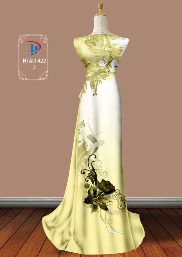 Vải Áo Dài Hoa Hồng Thiết Kế 2021 AD NTAD422 59 Vải Áo Dài Hoa Hồng Thiết Kế 2021 AD NTAD422