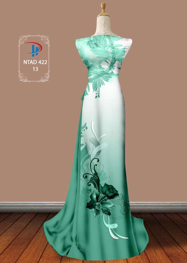 Vải Áo Dài Hoa Hồng Thiết Kế 2021 AD NTAD422 69 Vải Áo Dài Hoa Hồng Thiết Kế 2021 AD NTAD422