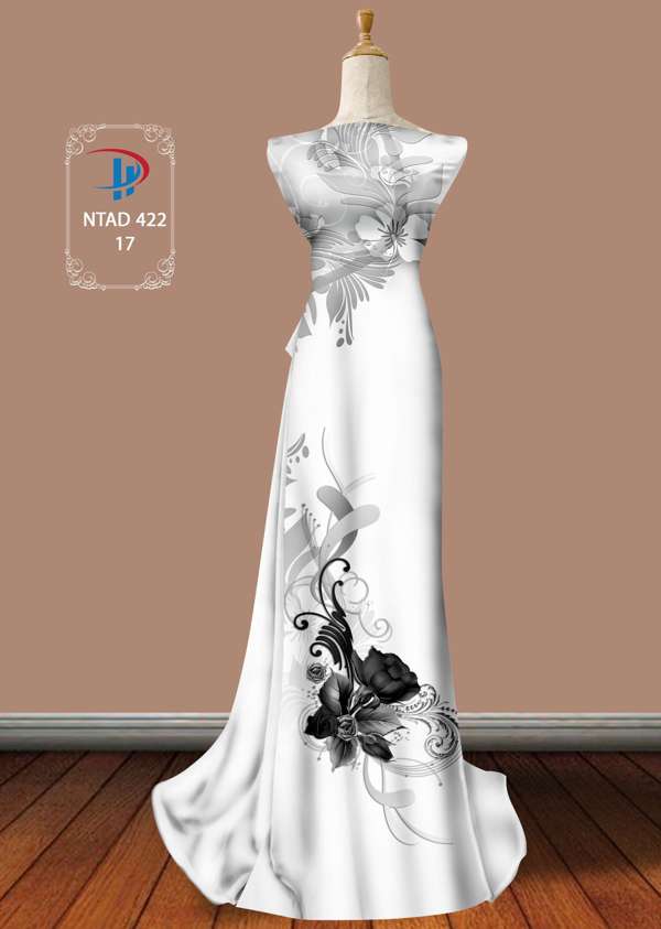 Vải Áo Dài Hoa Hồng Thiết Kế 2021 AD NTAD422 73 Vải Áo Dài Hoa Hồng Thiết Kế 2021 AD NTAD422