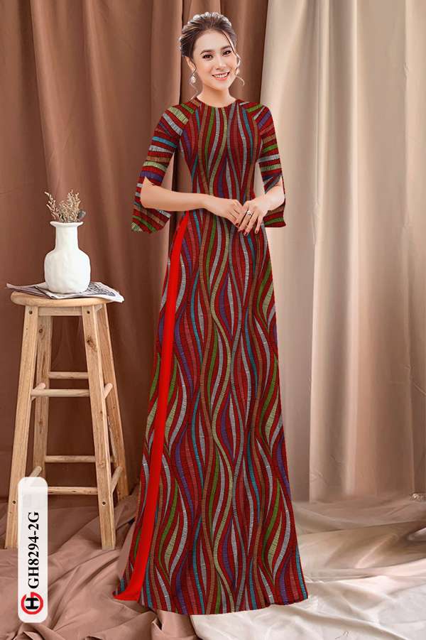 Vải Áo Dài Hoa Văn Thiết Kế 2021 AD GH8294 33 Vải Áo Dài Hoa Văn Thiết Kế 2021 AD GH8294