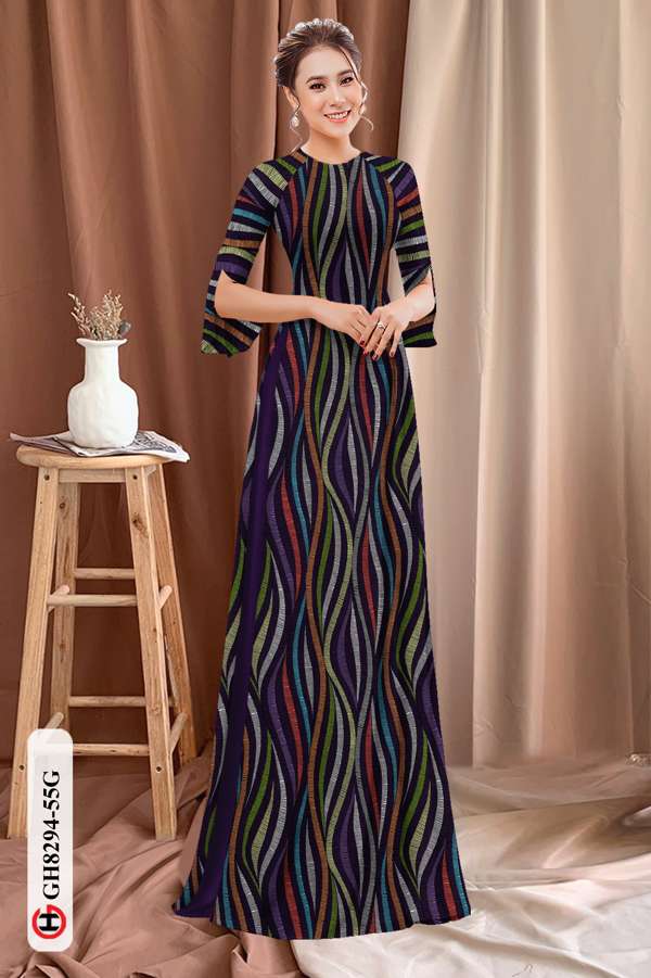 Vải Áo Dài Hoa Văn Thiết Kế 2021 AD GH8294 34 Vải Áo Dài Hoa Văn Thiết Kế 2021 AD GH8294