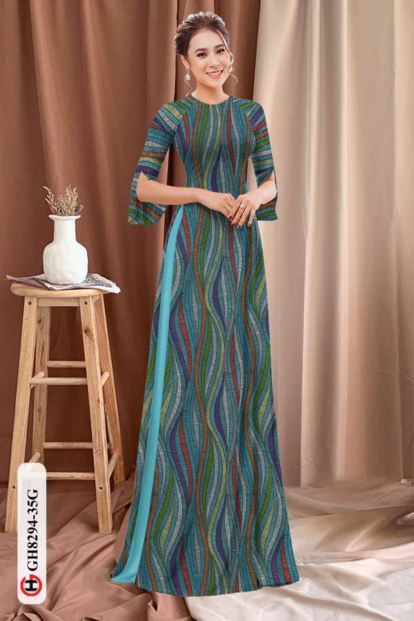 Vải Áo Dài Hoa Văn Thiết Kế 2021 AD GH8294 37 Vải Áo Dài Hoa Văn Thiết Kế 2021 AD GH8294