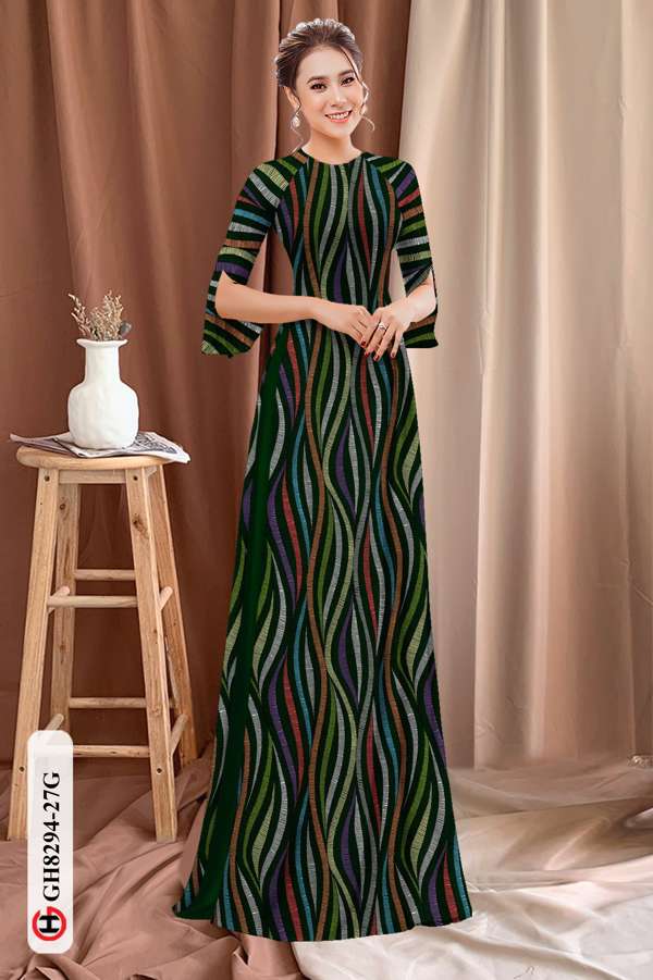 Vải Áo Dài Hoa Văn Thiết Kế 2021 AD GH8294 38 Vải Áo Dài Hoa Văn Thiết Kế 2021 AD GH8294