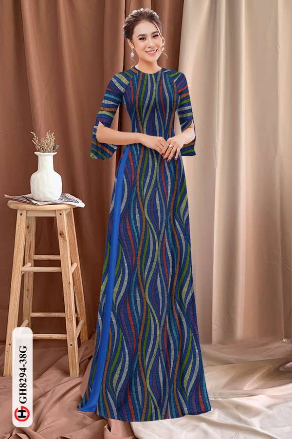 Vải Áo Dài Hoa Văn Thiết Kế 2021 AD GH8294 43 Vải Áo Dài Hoa Văn Thiết Kế 2021 AD GH8294