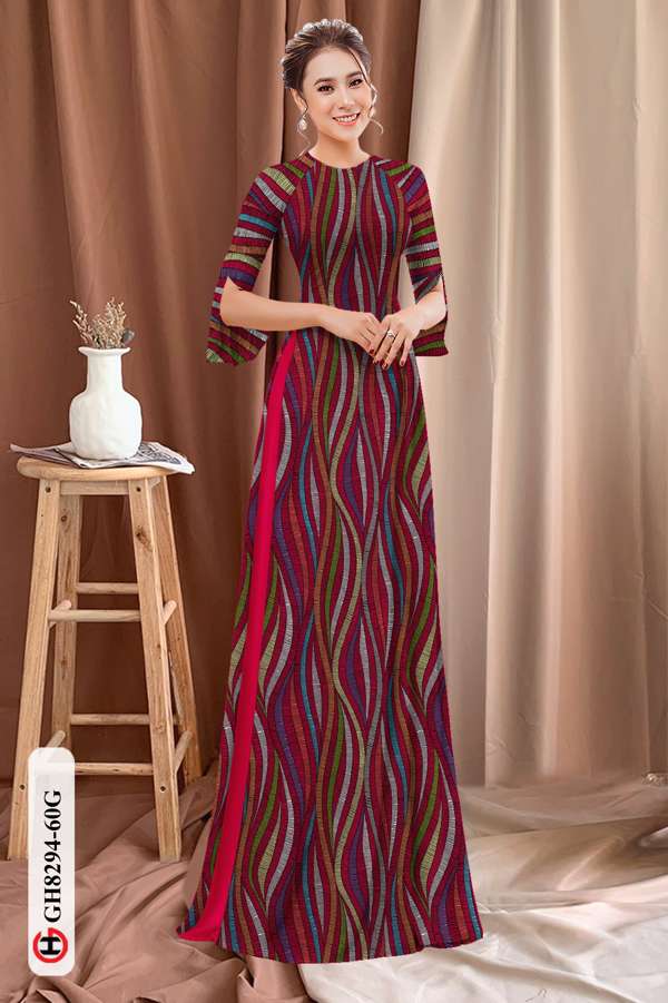Vải Áo Dài Hoa Văn Thiết Kế 2021 AD GH8294 42 Vải Áo Dài Hoa Văn Thiết Kế 2021 AD GH8294