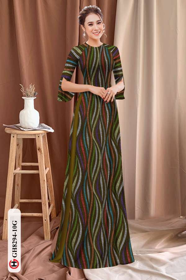 Vải Áo Dài Hoa Văn Thiết Kế 2021 AD GH8294 41 Vải Áo Dài Hoa Văn Thiết Kế 2021 AD GH8294