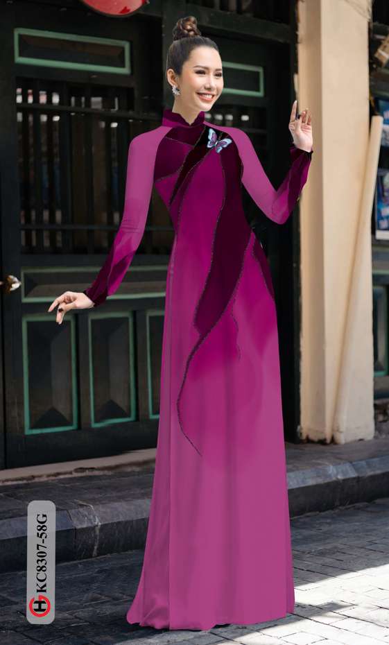 Vải Áo Dài Hoa Văn Thiết Kế 2021 AD KC8307 31 Vải Áo Dài Hoa Văn Thiết Kế 2021 AD KC8307