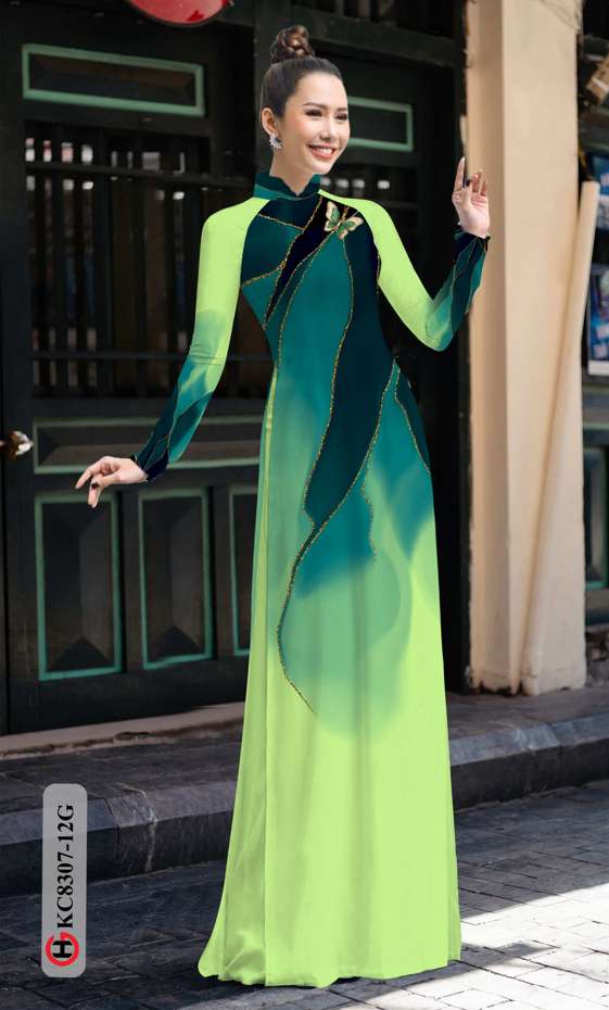 Vải Áo Dài Hoa Văn Thiết Kế 2021 AD KC8307 36 Vải Áo Dài Hoa Văn Thiết Kế 2021 AD KC8307