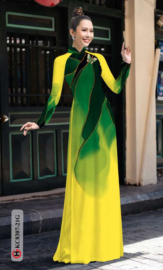 Vải Áo Dài Hoa Văn Thiết Kế 2021 AD KC8307 40 Vải Áo Dài Hoa Văn Thiết Kế 2021 AD KC8307