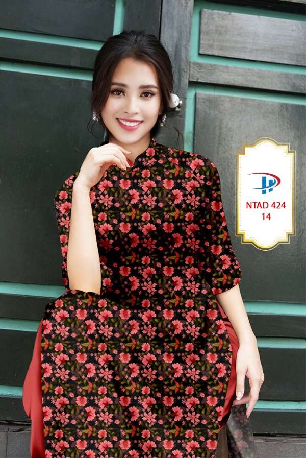 Vải Áo Dài Hoa Đều Thiết Kế 2021 AD NTAD424 54 Vải Áo Dài Hoa Đều Thiết Kế 2021 AD NTAD424