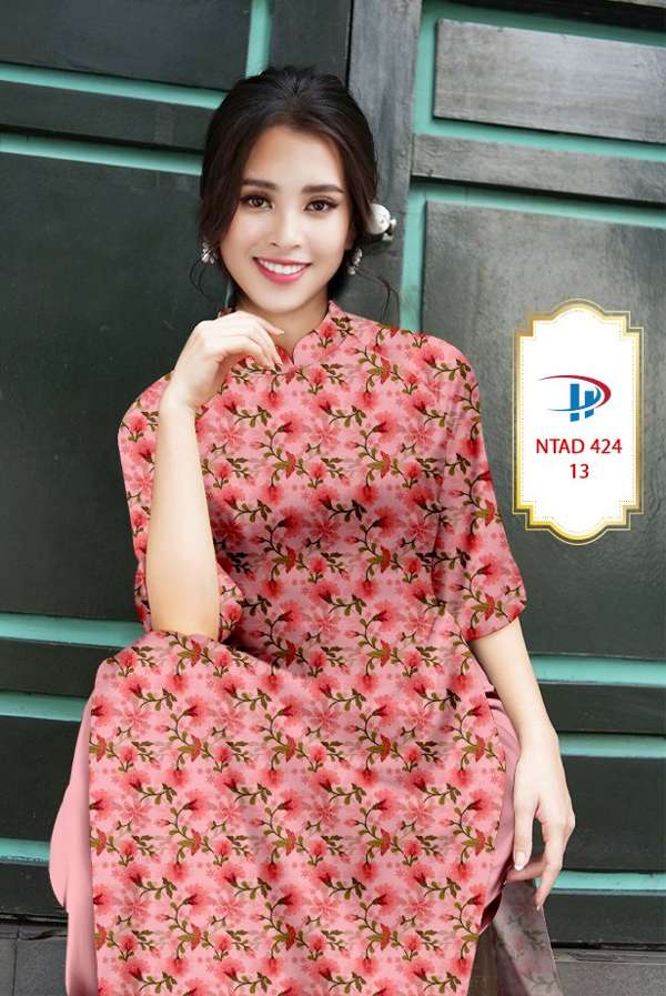 Vải Áo Dài Hoa Đều Thiết Kế 2021 AD NTAD424 53 Vải Áo Dài Hoa Đều Thiết Kế 2021 AD NTAD424