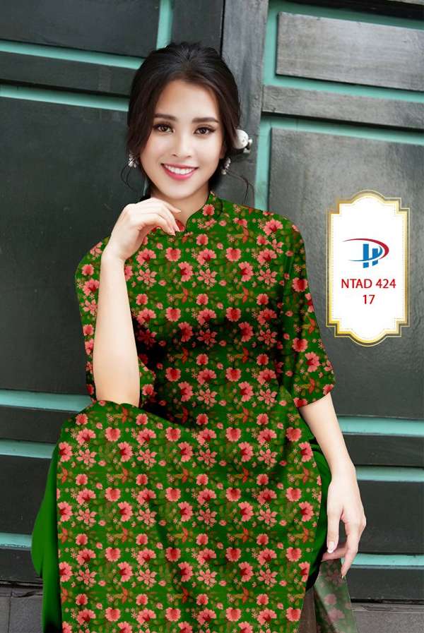 Vải Áo Dài Hoa Đều Thiết Kế 2021 AD NTAD424 57 Vải Áo Dài Hoa Đều Thiết Kế 2021 AD NTAD424