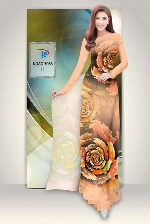 Vải Áo Dài Hoa Hồng Mới Ra AD NDAD3083 33 Vải Áo Dài Hoa Hồng Mới Ra AD NDAD3083