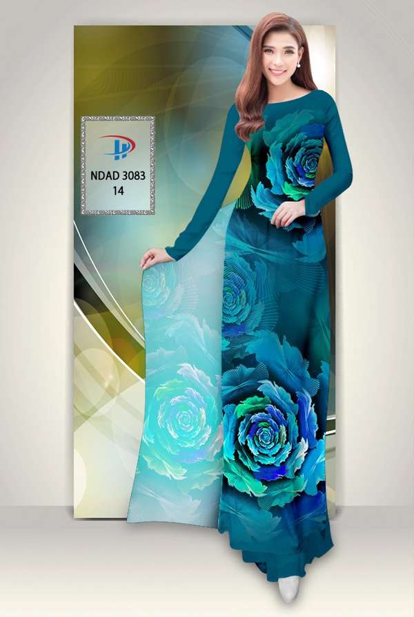 Vải Áo Dài Hoa Hồng Mới Ra AD NDAD3083 36 Vải Áo Dài Hoa Hồng Mới Ra AD NDAD3083