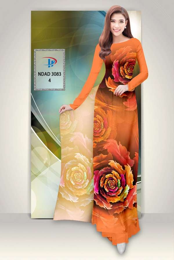 Vải Áo Dài Hoa Hồng Mới Ra AD NDAD3083 41 Vải Áo Dài Hoa Hồng Mới Ra AD NDAD3083