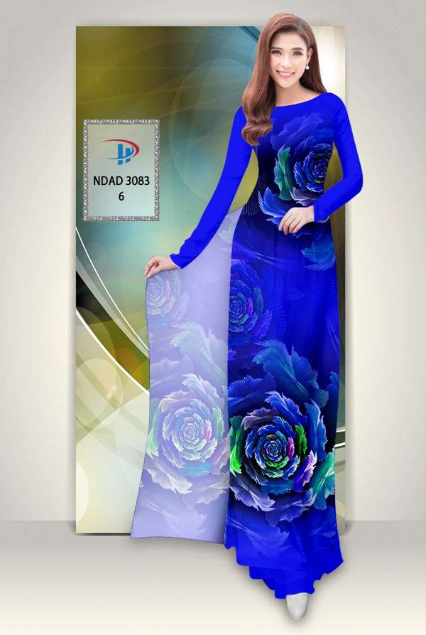 Vải Áo Dài Hoa Hồng Mới Ra AD NDAD3083 43 Vải Áo Dài Hoa Hồng Mới Ra AD NDAD3083