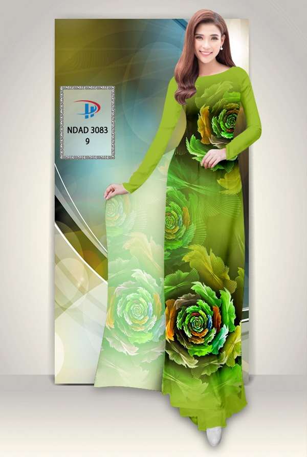 Vải Áo Dài Hoa Hồng Mới Ra AD NDAD3083 46 Vải Áo Dài Hoa Hồng Mới Ra AD NDAD3083