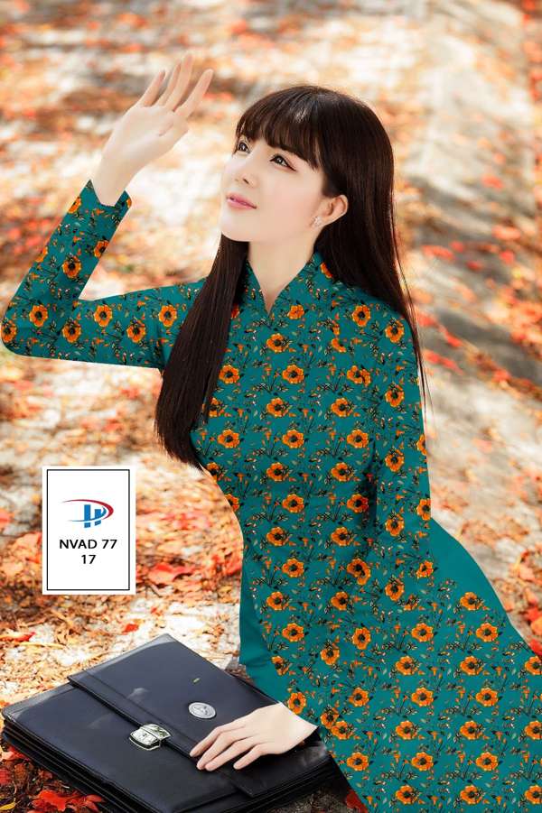 Vải Áo Dài Hoa Đều Thiết Kế 2021 AD NVAD77 56 Vải Áo Dài Hoa Đều Thiết Kế 2021 AD NVAD77