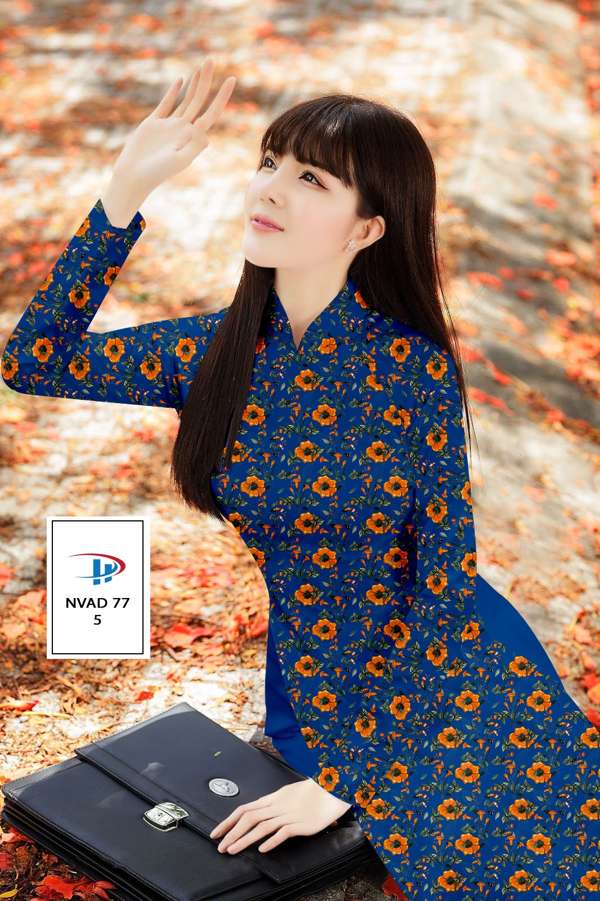 Vải Áo Dài Hoa Đều Thiết Kế 2021 AD NVAD77 68 Vải Áo Dài Hoa Đều Thiết Kế 2021 AD NVAD77