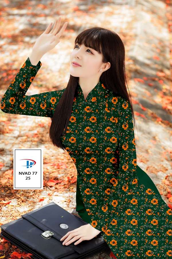 Vải Áo Dài Hoa Đều Thiết Kế 2021 AD NVAD77 65 Vải Áo Dài Hoa Đều Thiết Kế 2021 AD NVAD77