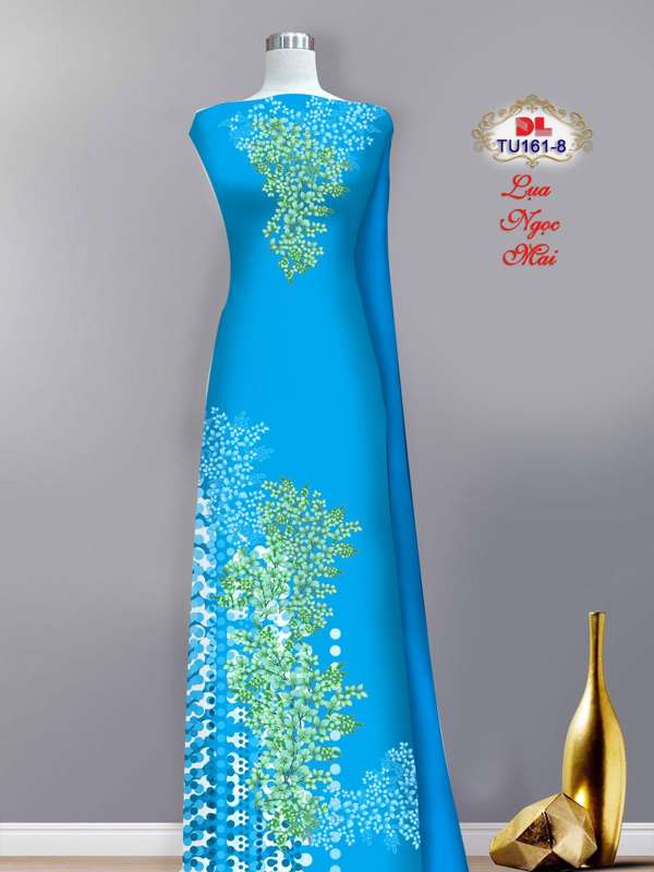 Vải Áo Dài Hoa In 3D Thiết Kế 2021 AD TU161 34 Vải Áo Dài Hoa In 3D Thiết Kế 2021 AD TU161