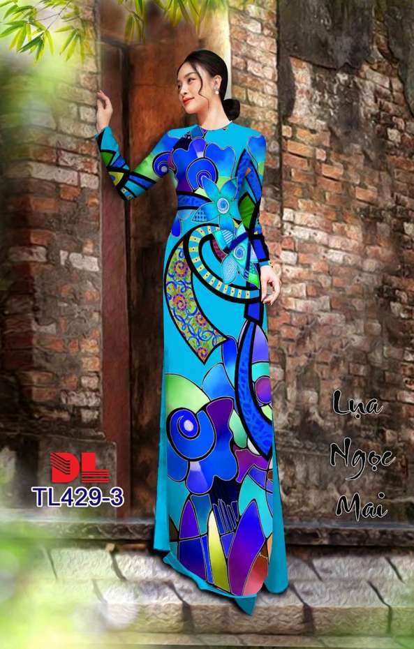 Vải Áo Dài Hoa Văn Kiểu Mới AD TL429