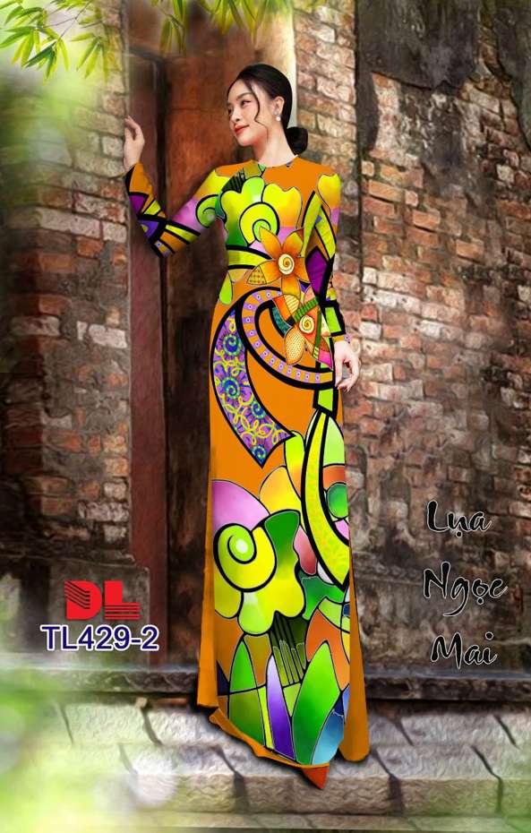 Vải Áo Dài Hoa Văn Kiểu Mới AD TL429