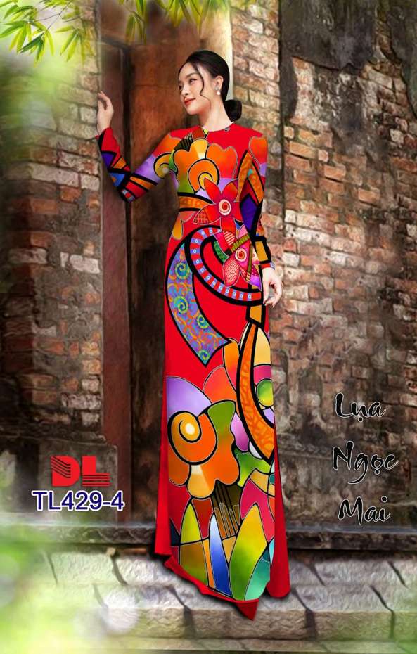 Vải Áo Dài Hoa Văn Kiểu Mới AD TL429