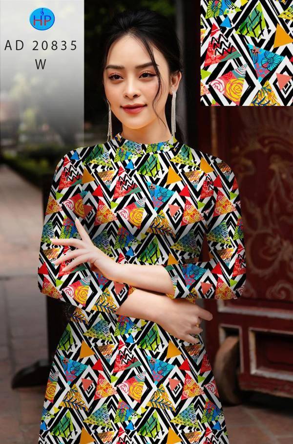 Vải Áo Dài Hoa Văn Kiểu Mới AD 20835 39 Vải Áo Dài Hoa Văn Kiểu Mới AD 20835