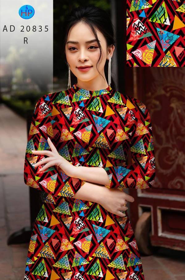 Vải Áo Dài Hoa Văn Kiểu Mới AD 20835 45 Vải Áo Dài Hoa Văn Kiểu Mới AD 20835
