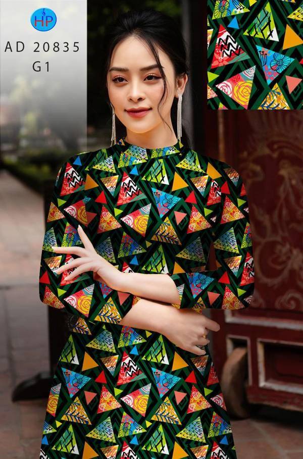Vải Áo Dài Hoa Văn Kiểu Mới AD 20835 46 Vải Áo Dài Hoa Văn Kiểu Mới AD 20835