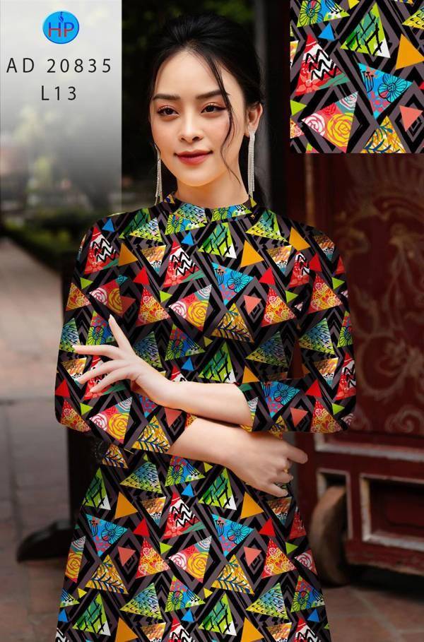 Vải Áo Dài Hoa Văn Kiểu Mới AD 20835 50 Vải Áo Dài Hoa Văn Kiểu Mới AD 20835