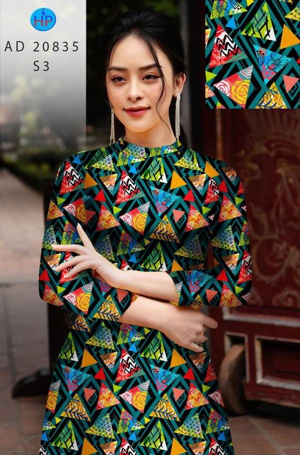Vải Áo Dài Hoa Văn Kiểu Mới AD 20835 52 Vải Áo Dài Hoa Văn Kiểu Mới AD 20835