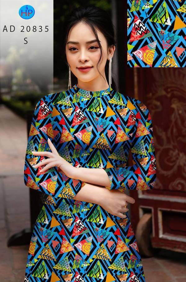 Vải Áo Dài Hoa Văn Kiểu Mới AD 20835 54 Vải Áo Dài Hoa Văn Kiểu Mới AD 20835