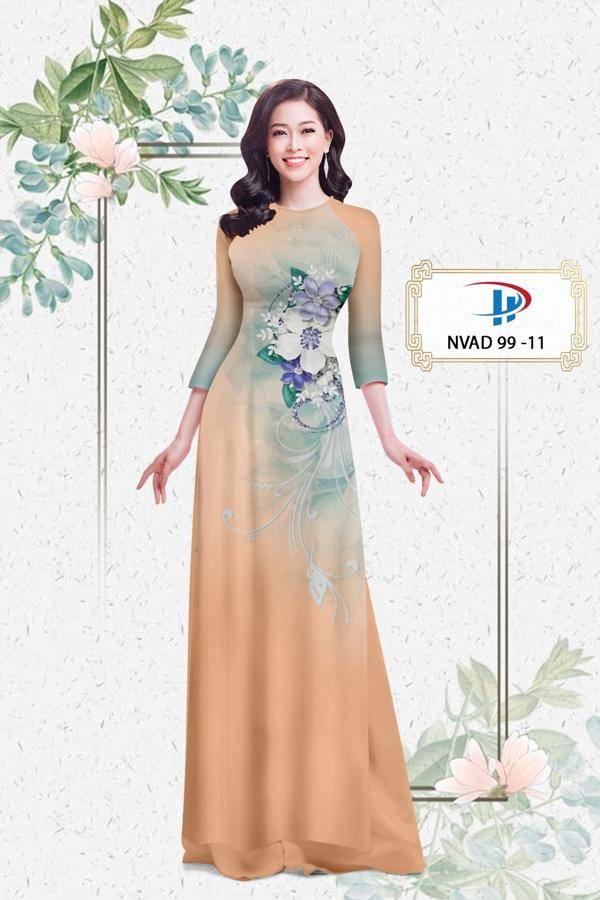 Vải Áo Dài Hoa In 3D Mới Ra AD NVAD99 73 Vải Áo Dài Hoa In 3D Mới Ra AD NVAD99