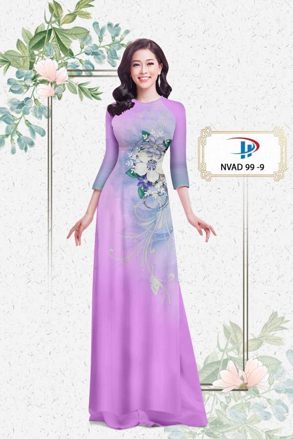Vải Áo Dài Hoa In 3D Mới Ra AD NVAD99 71 Vải Áo Dài Hoa In 3D Mới Ra AD NVAD99