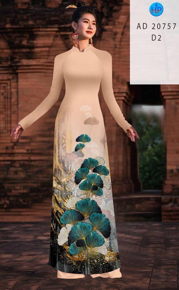 Vải Áo Dài Hoa In 3D Thiết Kế 2021 AD 20757 37 Vải Áo Dài Hoa In 3D Thiết Kế 2021 AD 20757