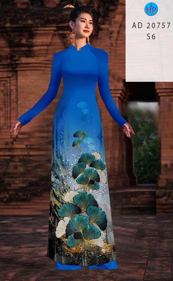 Vải Áo Dài Hoa In 3D Thiết Kế 2021 AD 20757 39 Vải Áo Dài Hoa In 3D Thiết Kế 2021 AD 20757