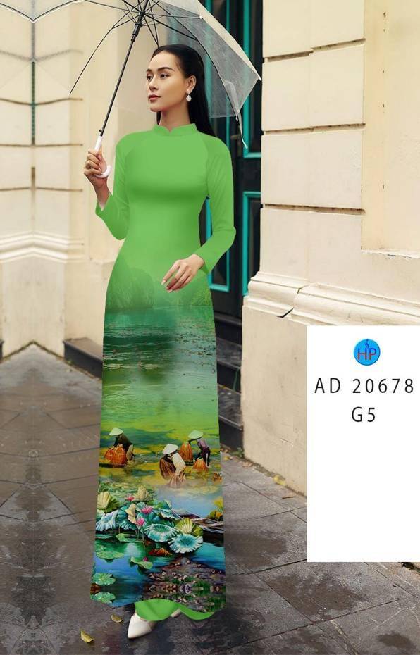 Vải Áo Dài Phong Cảnh Thiết Kế 2021 AD 20678 40 Vải Áo Dài Phong Cảnh Thiết Kế 2021 AD 20678