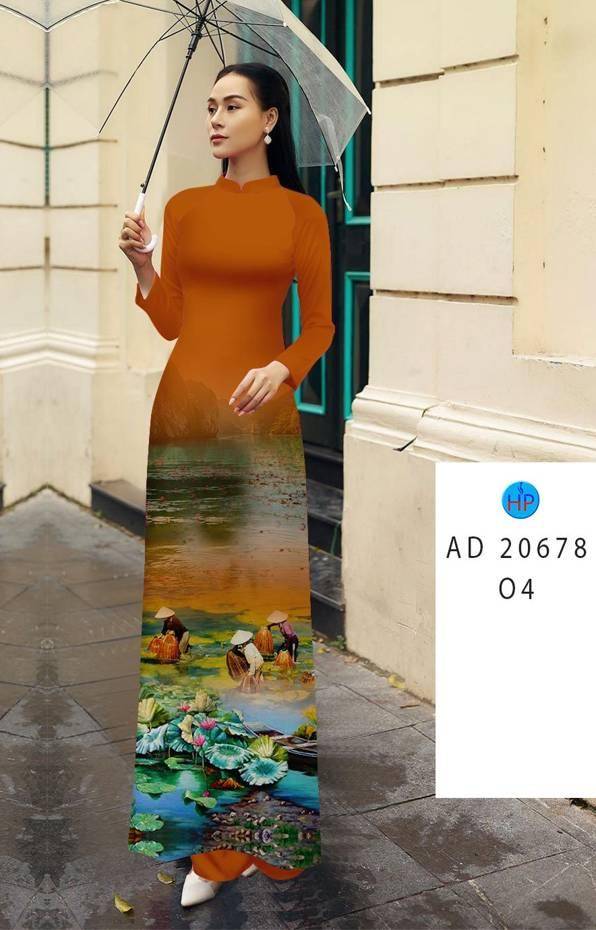Vải Áo Dài Phong Cảnh Thiết Kế 2021 AD 20678 42 Vải Áo Dài Phong Cảnh Thiết Kế 2021 AD 20678