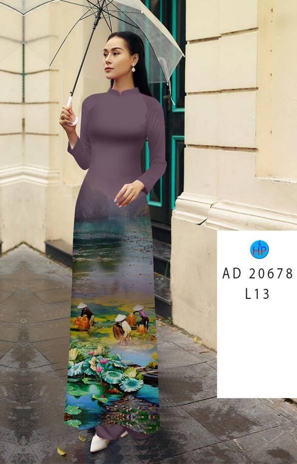 Vải Áo Dài Phong Cảnh Thiết Kế 2021 AD 20678 52 Vải Áo Dài Phong Cảnh Thiết Kế 2021 AD 20678