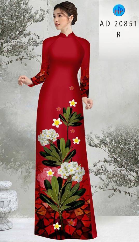Vải Áo Dài Hoa Sứ Kiểu Mới AD 20851 45 Vải Áo Dài Hoa Sứ Kiểu Mới AD 20851
