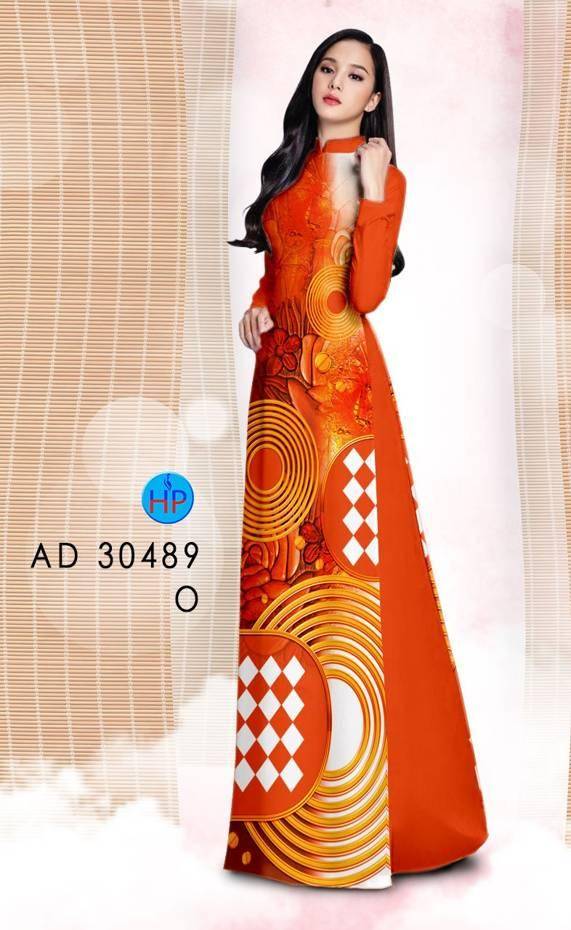 Vải Áo Dài Hoa Văn Vừa Ra  AD 30489
