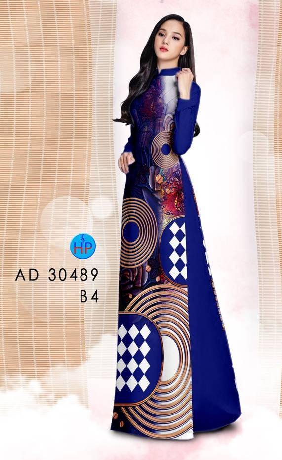 Vải Áo Dài Hoa Văn Vừa Ra  AD 30489