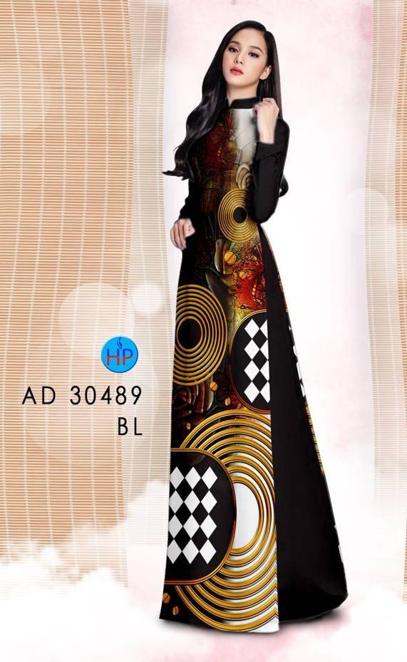 Vải Áo Dài Hoa Văn Vừa Ra  AD 30489