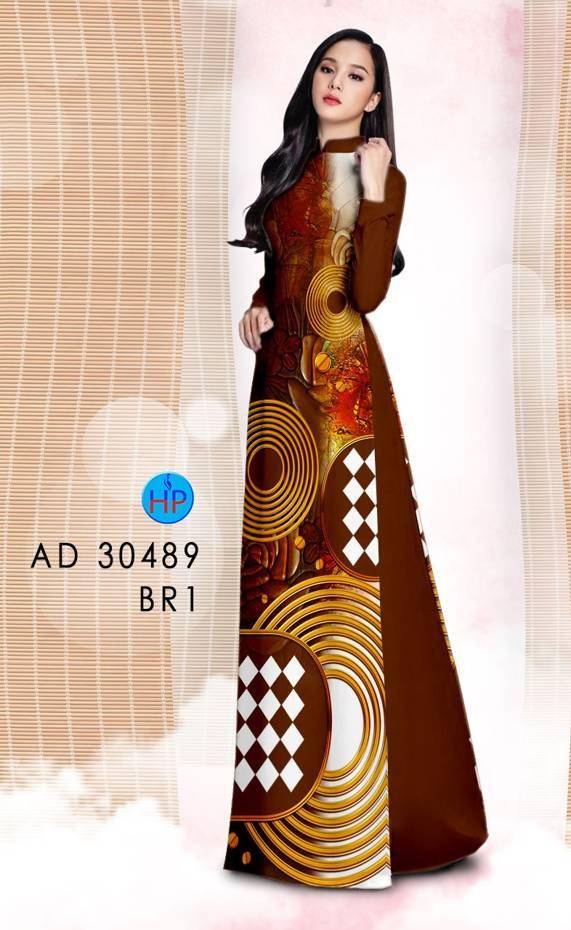 Vải Áo Dài Hoa Văn Vừa Ra  AD 30489