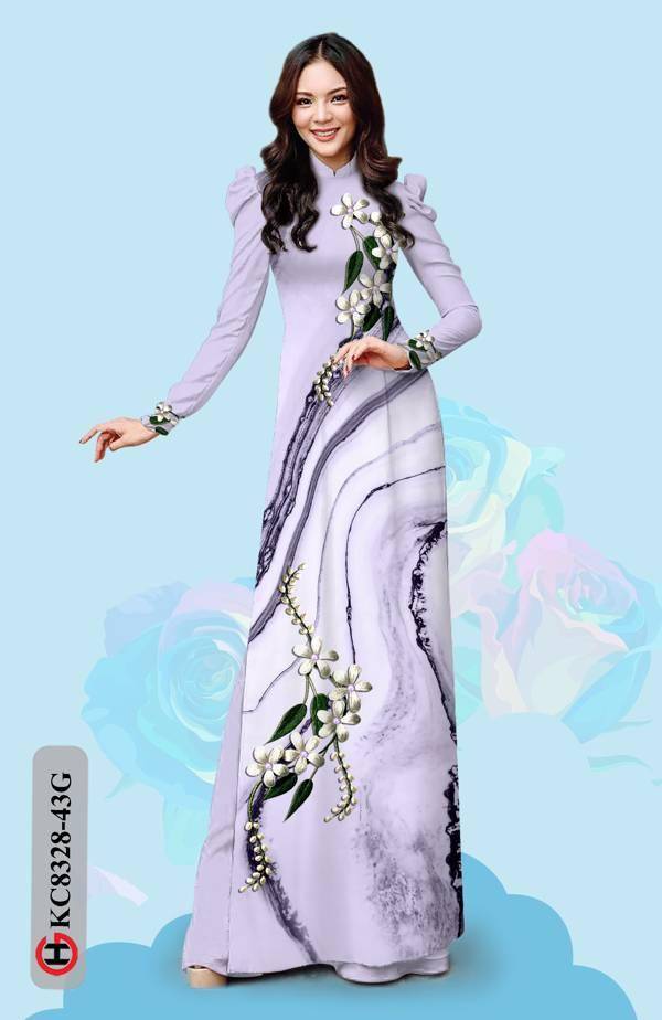 Vải Áo Dài Hoa Văn Mới Ra AD KC8328 35 Vải Áo Dài Hoa Văn Mới Ra AD KC8328