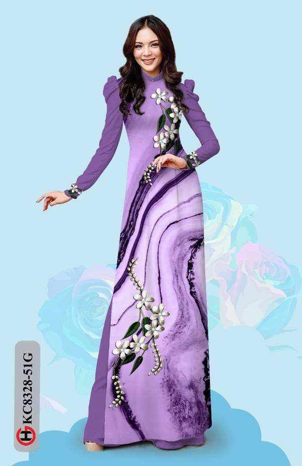 Vải Áo Dài Hoa Văn Mới Ra AD KC8328 38 Vải Áo Dài Hoa Văn Mới Ra AD KC8328